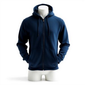 Zip-Up Fleece Hoodie